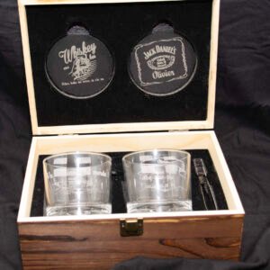 Coffret whisky 2 verres