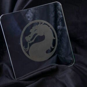 Miroir Carré de 20 cm avec Gravure Laser