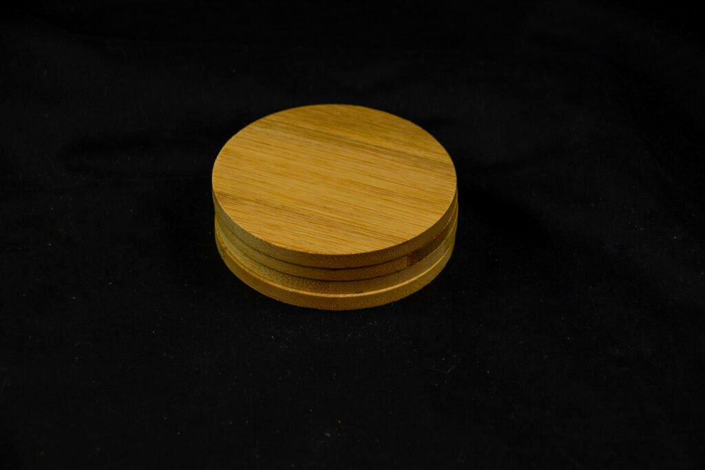 Sous verre en bambou (lot de 4)