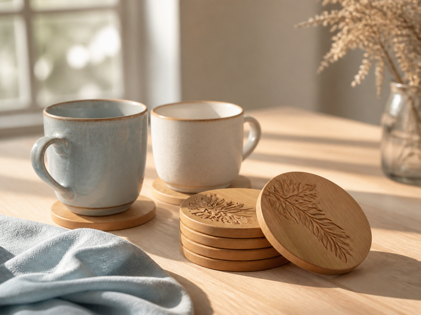 Sous-verres personnalisés gravés